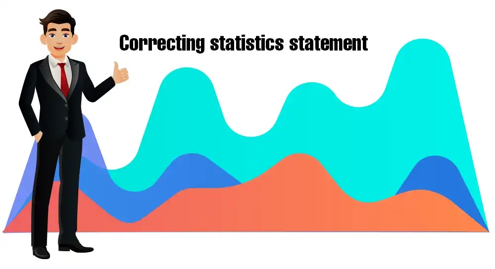 Statistics corrections