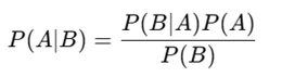 Interpret Bayes’ Theorem