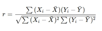 Pearson’s Correlation Coefficient